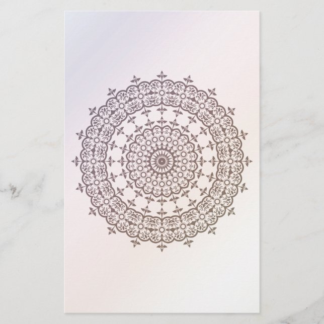 Papier Cercles et arc-en-ciel (Devant)