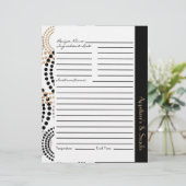 Papier Cercles et Pois Neutral Motif (Debout devant)