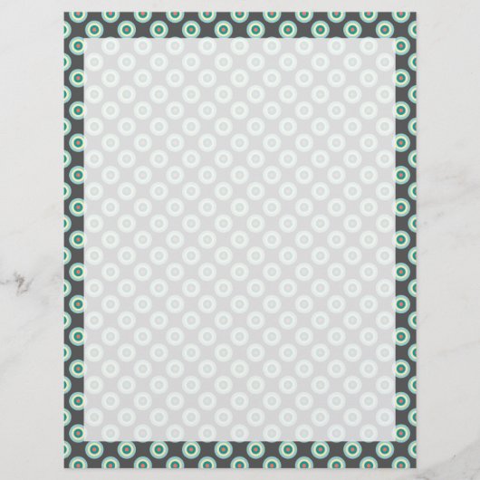 Papier Cercles mixtes gris par Shirley Taylor (Devant)