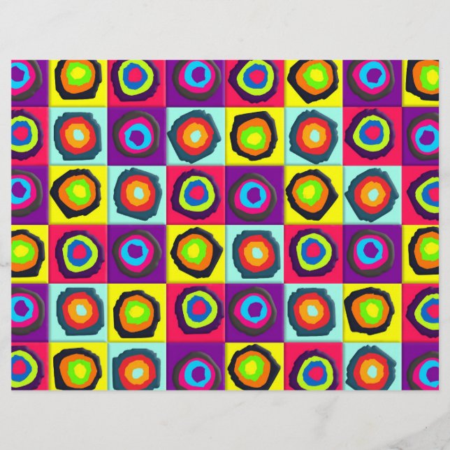 Papier cercles motif (Devant)