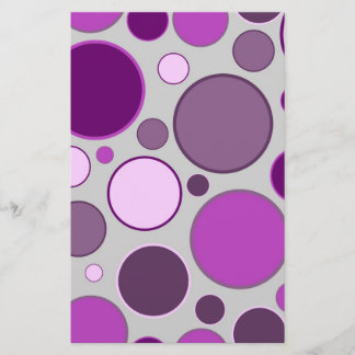 Papier cercles rétro