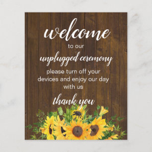 Papier Cérémonie de débranchement Mariage rustique