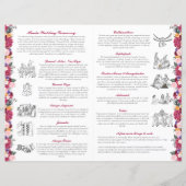 Papier Cérémonie des Fleurs tropicales et Mariages hindou