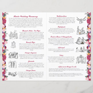 Papier Cérémonie des Fleurs tropicales et Mariages hindou