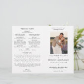 Papier Cérémonie des Mariages catholiques Julia avec prog (Debout devant)