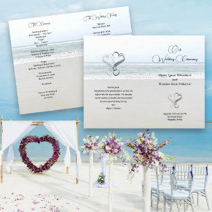 Papier Cérémonie des Mariages de mer et de sable Programm
