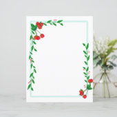 Papier Cerise encadrée fixe (Debout devant)