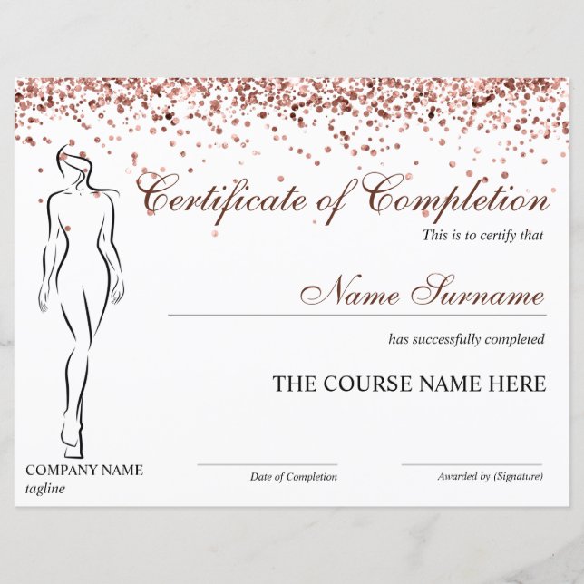 Papier Certificat d'achèvement de la Sculpture de l'organ (Devant)