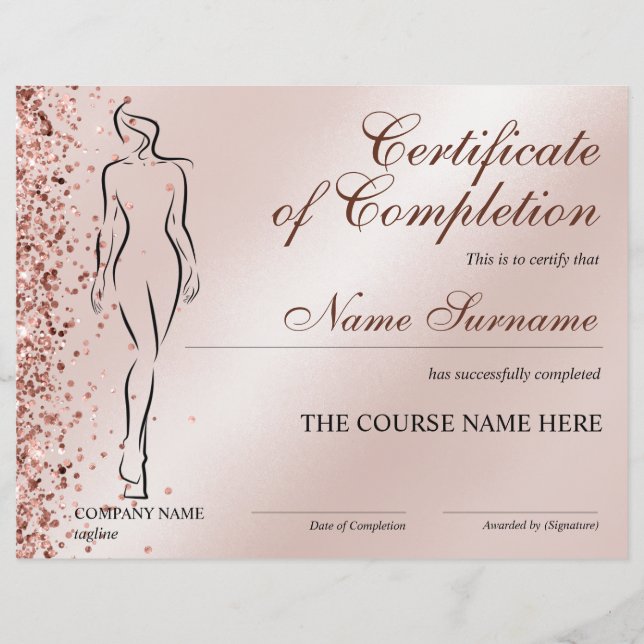 Papier Certificat d'achèvement de la Sculpture de l'organ (Devant)