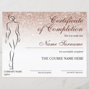 Papier Certificat d'achèvement de la Sculpture de l'organ