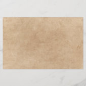 Papier Certificat d'authenticité simple fait main (Dos)