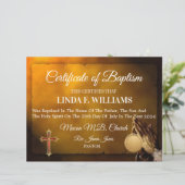 Papier Certificat de baptême (Debout devant)