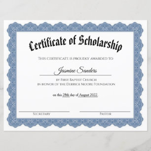 Papier Certificat de bourse