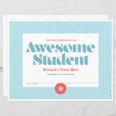 Papier Certificat de conscience (Devant / Derrière)