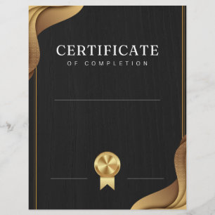 Papier Certificat de fin d'études