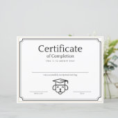 Papier Certificat de formation pour animaux de compagnie  (Debout devant)