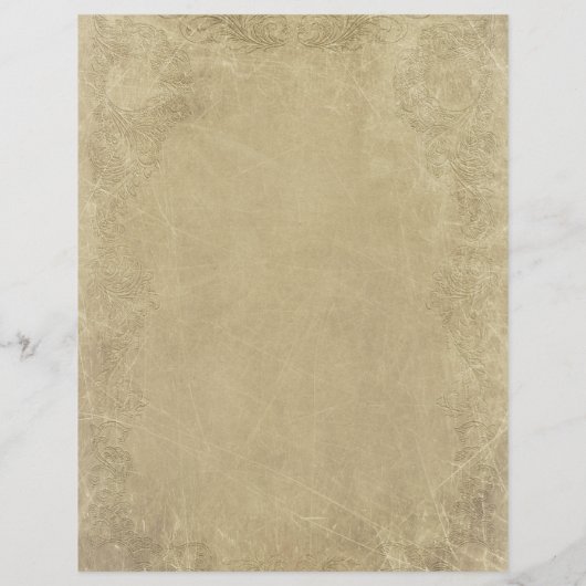 Papier Certificat de mariage vintage (Dos)