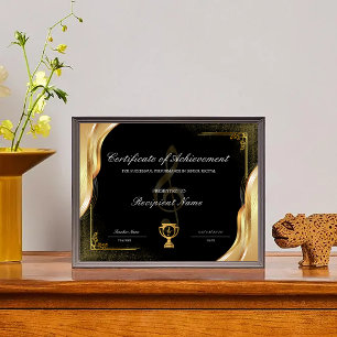 Papier Certificat de musique modifiable de prix de réussi