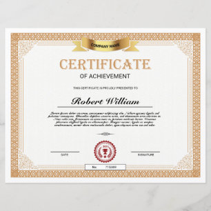 Papier Certificat De Réussite