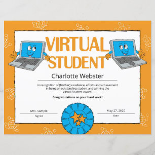 Papier Certificat Virtuel de Réussite de l'Étudiant PDF