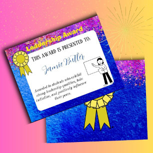Papier Certificats de prix de l'école Prix de la classe d