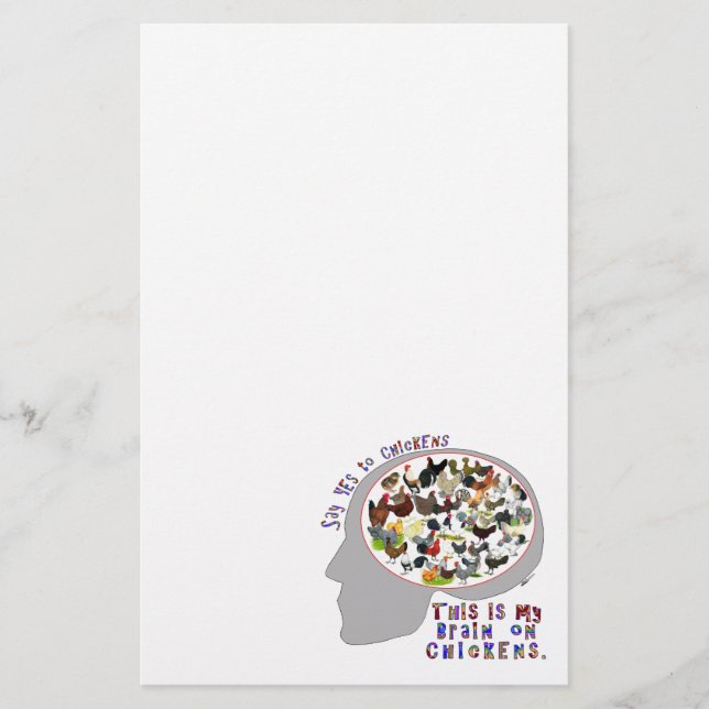 Papier Cerveau Sur Les Poulets (Devant)