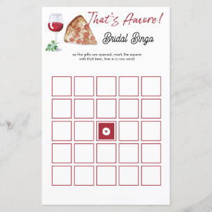 Papier C'est Amore Bingo Fête des mariées Game