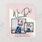 Papier C'Est Ce Que Nous Faisons ! Budget des invitations (Devant / Derrière)