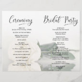 Papier C'Est Ce Que Nous Faisons ! Élégante Rose blanche  (Dos)