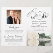 Papier C'Est Ce Que Nous Faisons ! Élégante Rose blanche (Devant)