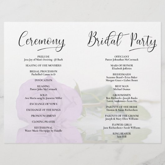 Papier C'Est Ce Que Nous Faisons ! Lilac Purple Rose Prog (Dos)