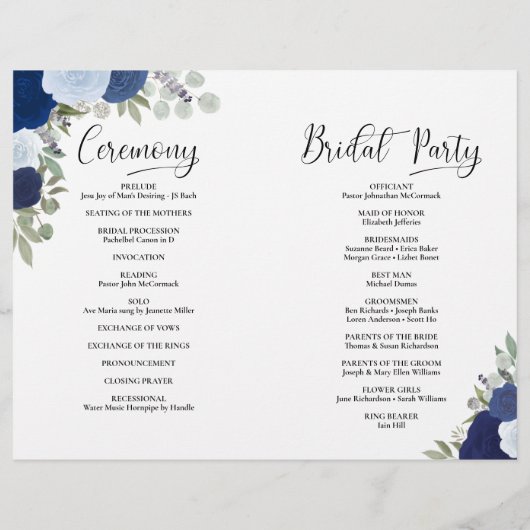 Papier C'Est Ce Que Nous Faisons ! Roses Boho bleu do-it- (Dos)