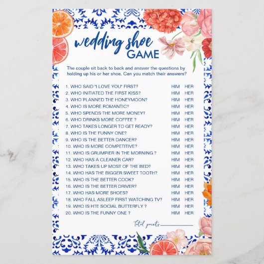 Papier C'est plus méditerranéen orangé mariage jeu de cha (Devant)