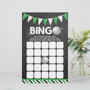 Papier C'est un garçon ! Golf Thème Co-ed Baby shower Bin