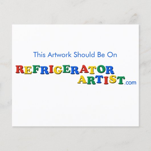 Papier "Cette Oeuvre Devrait Être Sur" Note (Devant)