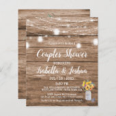 Papier Chaîne Budget des lumières et Mason Jar Couples Do (Devant / Derrière)