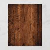 Papier Chaîne Budget Lumière Faire-part de mariage en boi (Dos)