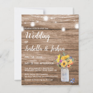 Papier Chaîne budgétaire des lumières   Mason Jar Mariage