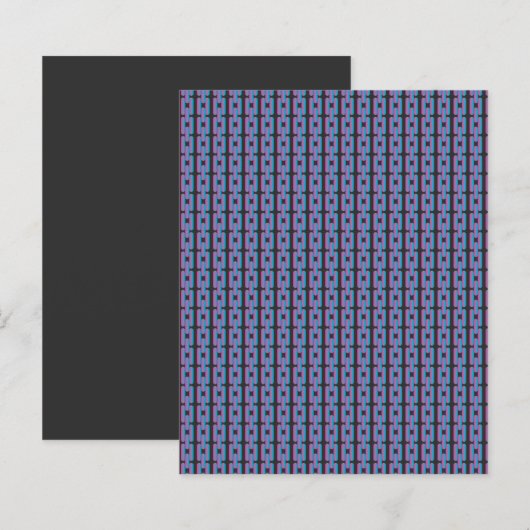 Papier chaîne rose bleue (Devant / Derrière)