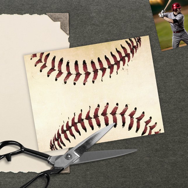 Papier Chaînes de baseball rustique Scrapbooking Cardstoc (Créateur téléchargé)