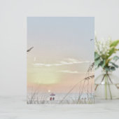 Papier Chaises sur la plage Fixe (Debout devant)