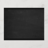 Papier Chaleur budgétaire du secondaire - Faire-part noir (Dos)