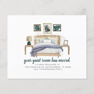 Papier Chambre d'hôtes budget Déménagé Boho Déménagement