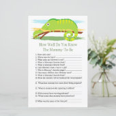 Papier Chameleon Comme vous connaissez bien le jeu de bab (Debout devant)