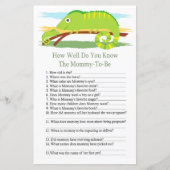 Papier Chameleon Comme vous connaissez bien le jeu de bab (Devant)