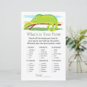 Papier Chameleon Qu'y a-t-il dans votre baby shower de je (Debout devant)