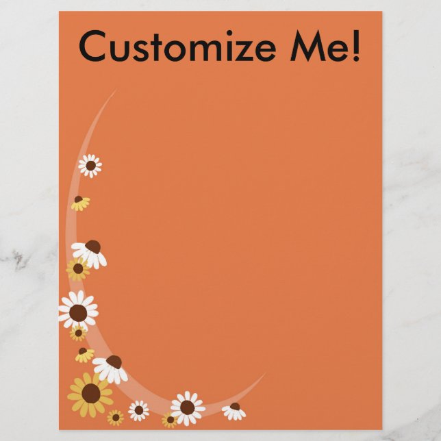 Papier Champ de marguerite (Devant)