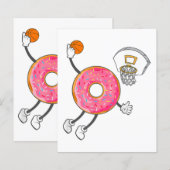 Papier Champ de nourriture Dunking Donut Hole (Devant / Derrière)