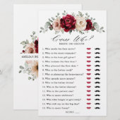 Papier Champagne de Bourgogne Ivory Mauve Fête des mariée (Devant / Derrière)