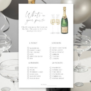 Papier Champagne - Qu'y a-t-il dans votre jeu de sacs à m